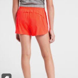 Athleta girls red shorts